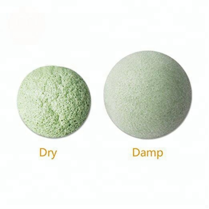 Heart Shape Konjac Sponge face Body White Lavender Cherry Blossom Aloe Vera Set of four for Baby Mothers